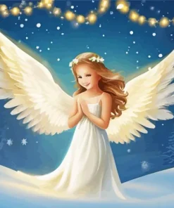 Christmas Angel Paint By Numbers