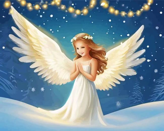 christmas angel paint by numbers Christmas Angel Paint By Numbers
