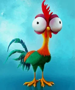 Cool Heihei Paint By Numbers