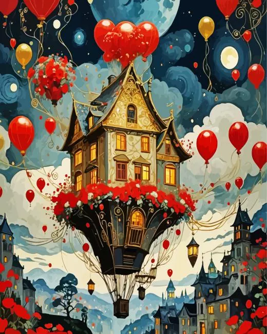 flying house qrt paint by number Flying House Qrt Paint By Numbers