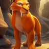 Ice Age Tiger Diego Paint By Numbers