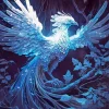 Ice Phoenix Paint By Numbers