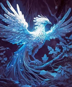 Ice Phoenix Paint By Numbers