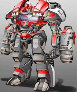 Ironhide Transformers Paint By Numbers