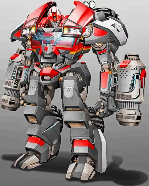 ironhide transformers paint by number Ironhide Transformers Paint By Numbers