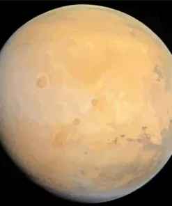 Mars Planet Paint By Numbers