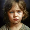 Sad Eyes Boy Paint By Numbers