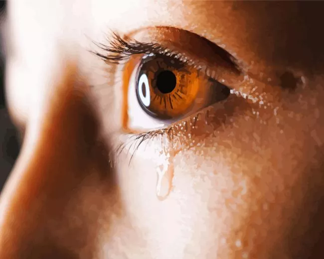 sad eyes girl paint by number Sad Eyes Girl Paint By Numbers