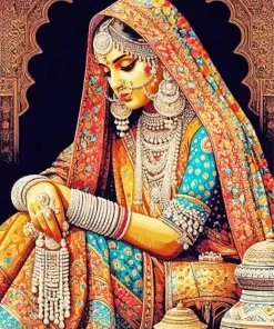 Sad Indian Paint By Numbers