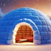Snow House Paint By Numbers