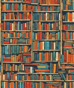 Book Shelf Paint By Numbers