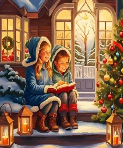 Brother And Sister Paint By Numbers