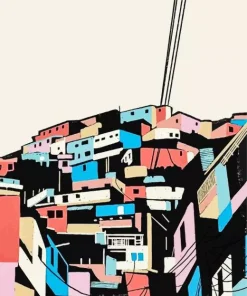 Bogota Houses Paint By Numbers