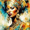 Abstract African Woman Paint By Numbers