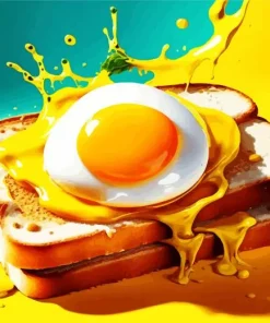 Aesthetic Egg Yolk Paint By Numbers
