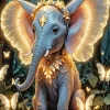 Fairy Elephant Art Paint By Numbers