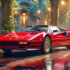 Aesthetic Ferrari 308 Paint By Numbers