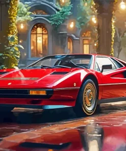 Aesthetic Ferrari 308 Paint By Numbers