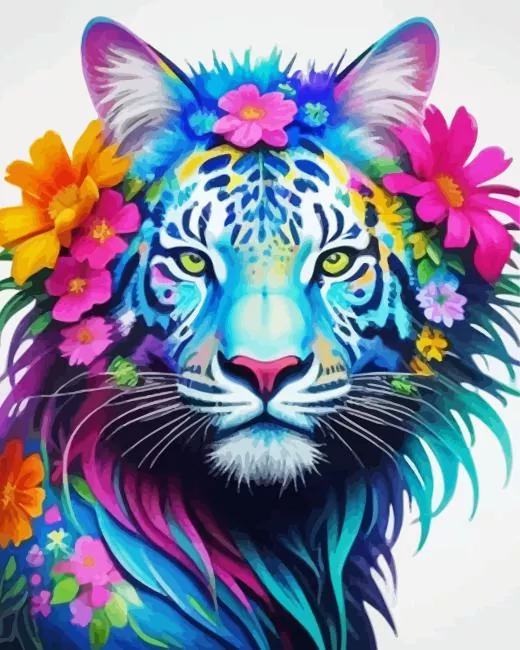 aesthetic floral animal paint by number Aesthetic Floral Animal Paint By Numbers