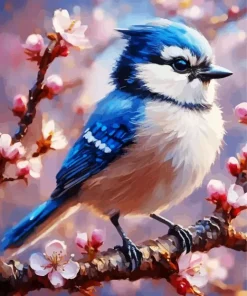 Florida Blue Jay Paint By Numbers