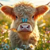 Aesthetic Fluffy Calf Paint By Numbers