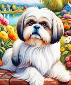 Fluffy Shih Tzu Paint By Numbers