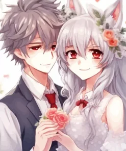 Anime Boy And Girl Paint By Numbers