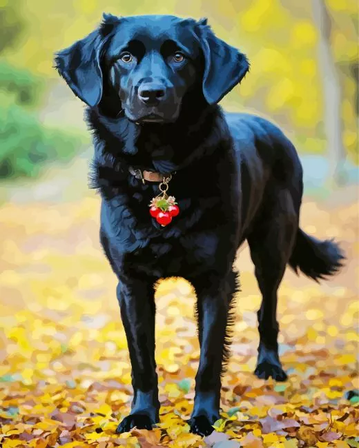 black irish setter dog paint by numbers Black Irish Setter Dog Paint By Numbers