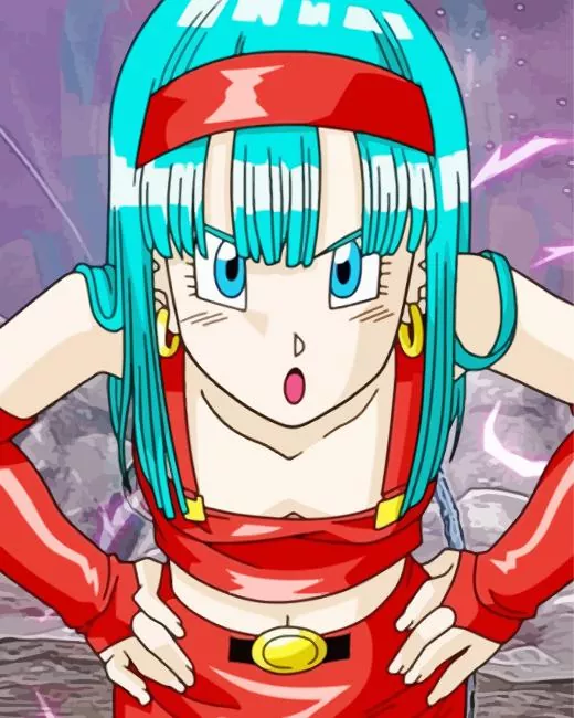 bra dragon ball paint by numbers Bra Dragon Ball Paint By Numbers