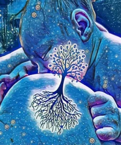 Breastfeeding Tree Paint By Numbers