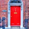 Brick Red Door Paint By Numbers