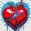 Broken Heart Art Paint By Numbers