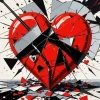 Heart With Arrow Paint By Numbers