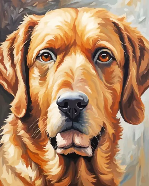 brown dog face paint by number Brown Dog Face Paint By Numbers