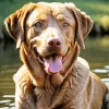 Brown English Labrador Paint By Numbers