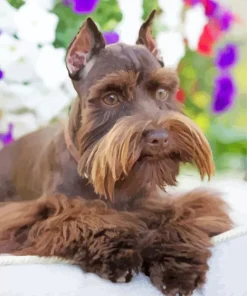 Brown Giant Schnauzer Paint By Numbers