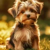 Brown Morkie Dog Paint By Numbers