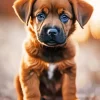 Brown Puppy Dog Paint By Numbers