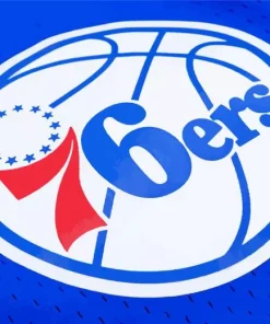 The 76ers Logo Paint By Numbers