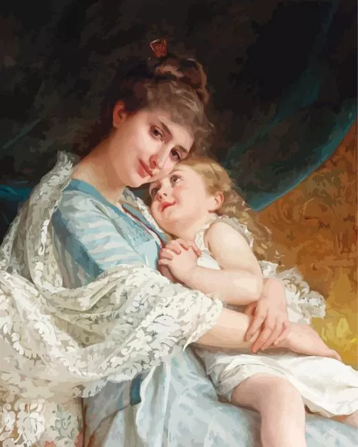 A tender embrace paint by number A Tender Embrace Paint By Numbers