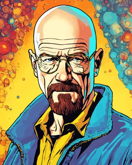 Breaking Bad Walter White art paint by numbers Walter White Art Paint By Numbers