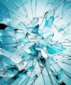 Broken Glass Paint By Numbers