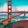 Easy Bridge Paint By Numbers