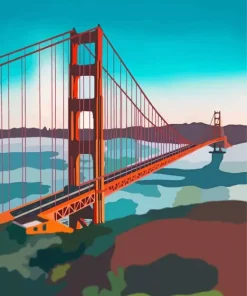 Easy Bridge Paint By Numbers