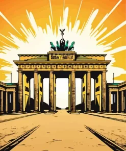 Brandenburg Gate Paint By Numbers