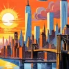 Brooklyn Skyline Paint By Numbers