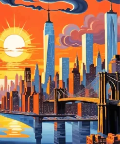 Brooklyn Skyline Paint By Numbers
