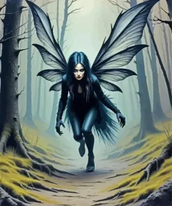 Aesthetic Fairy Scary Paint By Numbers