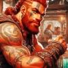 Fat Viking Art Paint By Numbers