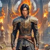 Aesthetic Fire Prince Paint By Numbers